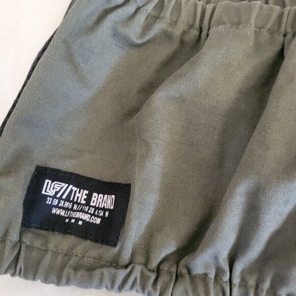 LF The Brand Army Green Graphic Print Bandeau Tube Top Small - Picture 9 of 10